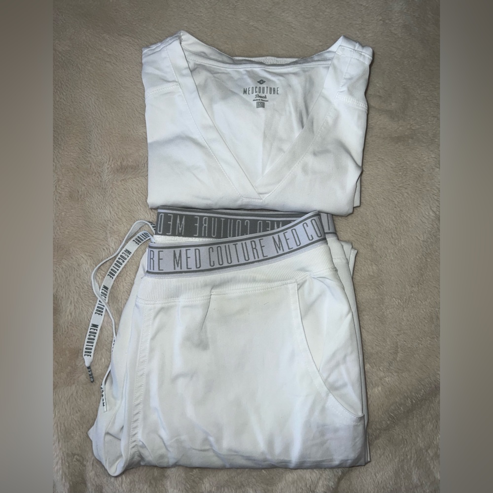 White MEDCOUTURE Scrubs